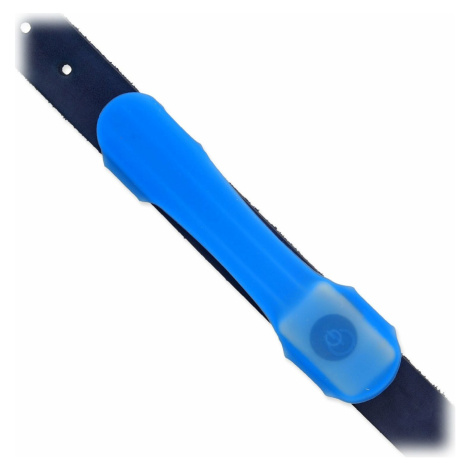 Návlek Dog Fantasy LED svietiaci modrý 15cm