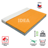 Matrac s poťahom IDEA VISCO 140x200x15 M18