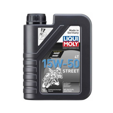 LIQUI MOLY Motorový olej Motorbike 4T 15W-50 Street, 2555, 1L