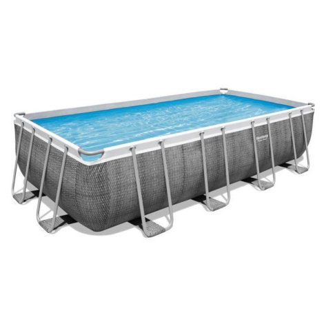 Bazén Bestway® Power Steel™, 56996, filter, pumpa, rebrík, dávkovač, plachta, 4.88m x 2,44m x 1.