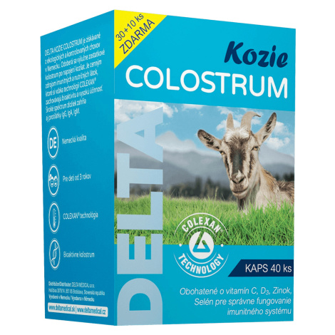 DELTA Colostrum KOZIE 40 kapsúl