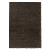 Tmavohnedý koberec 160x230 cm Fluffy – Ayyildiz Carpets