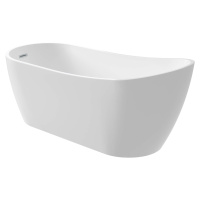 Deante Acrylic bathtub, freestanding, asymmetrical - 160 cm