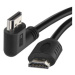 HDMI 2.0 high speed kábel A vidlica – A vidlica 90° 1,5m