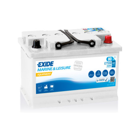 EXIDE Equipment - 12V 80AH trakčná batéria ET550