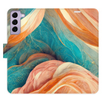 Flipové puzdro iSaprio - Blue and Orange - Samsung Galaxy S22 5G