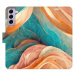Flipové puzdro iSaprio - Blue and Orange - Samsung Galaxy S22 5G