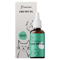 CURE POINT CBD PET 5% olej pre psov a mačky bez príchute 10 ml