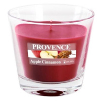 Vonná sviečka v skle Provence Jablko a škorica, 140g