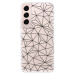 Odolné silikónové puzdro iSaprio - Abstract Triangles 03 - black - Samsung Galaxy S22+ 5G