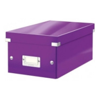 Leitz Škatuľa na DVD Click - Store WOW purpurová