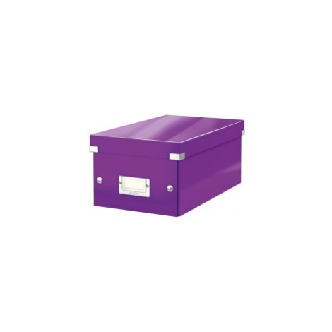 Leitz Škatuľa na DVD Click - Store WOW purpurová