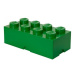 LEGO® úložný box 8 - tmavo zelená 250 x 500 x 180 mm