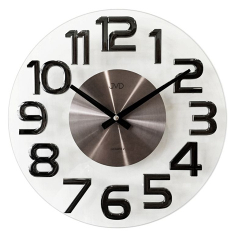 Nástenné hodiny JVD HT098.2 Antracit, 35cm