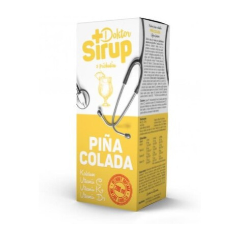 DOKTOR SIRUP Kalciový sirup pina colada 200 ml