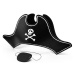 Párty čapica pirátsky klobúk 1 ks - PartyDeco
