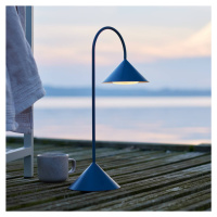 Stolná LED lampa FRANDSEN Grasp, benzín, výška 47 cm, kov