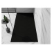 MEXEN/S - Stone+ obdĺžniková sprchová vanička 160 x 90, čierna, mriežka čierna 44709016-B