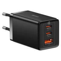 Nabíjačka Baseus GaN5 Pro wall charger 2xUSB-C + USB, 65W (black)