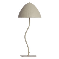 Svetlosivá stolová lampa s kovovým tienidlom (výška 67 cm) Elimo – Light & Living