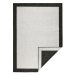 Kusový koberec Twin-Wendeteppiche 103105 creme schwarz – na ven i na doma - 80x350 cm NORTHRUGS 