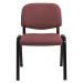 KONDELA Iso 2 New kancelárska stolička červenohnedá