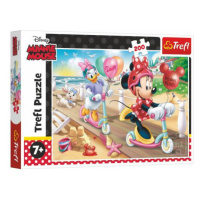 Puzzle TREFL Minnie na pláži 200 dielikov