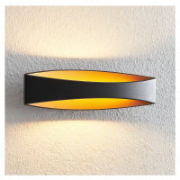 Arcchio Jelle nástenná LED, 43,5 cm, čierna