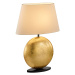 BANKAMP Mali stolová lampa, krémová/zlatá, 51 cm