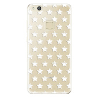 Odolné silikónové puzdro iSaprio - Stars Pattern - white - Huawei P10 Lite