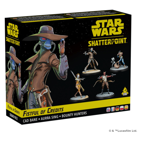 Atomic Mass Games Star Wars: Shatterpoint – Fistful of Credits – Cad Bane Squad Pack - EN/FR/PL/