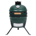 vidaXL 2 v 1 Kamado gril s udiarňou keramika 56 cm zelený