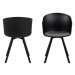 Designová stolička Moon II čierna