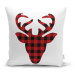 Súprava 4 vianočných obliečok na vankúš a behúň na stôl Minimalist Cushion Covers Snowflake