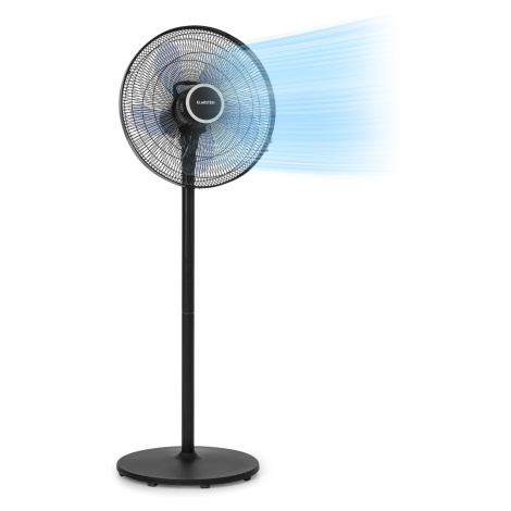 Klarstein Windflower, stojanový ventilátor, 5 lopatiek (15"/38,5 cm), 50 W, čierny