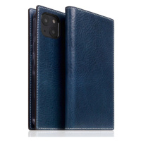 SLG Design puzdro D+ Italian Temponata Leather pre iPhone 14 Plus - Blue