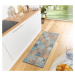 Běhoun Cappuccino 105880 Mosaik Blue Multicolored - 75x150 cm Hanse Home Collection koberce