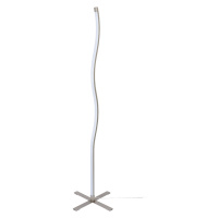 LIVARNO home Stojacia LED lampa, nikel (vlna)