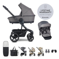 EASYWALKER Set XXL kočík kombinovaný Harvey5 Pebble Grey s príslušenstvom