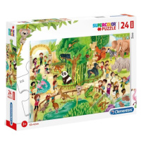 Puzzle Supercolor 2x60 Zoo