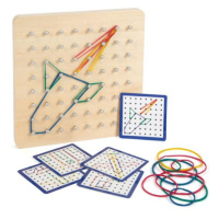 Small Foot Drevená doska Geoboard