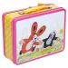 Plechový kufrík krtko ružový 19,5x7,5x16,5 cm
