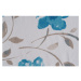 Bielo-modrá záclona 300x260 cm Mariola - Mendola Fabrics