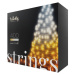 Twinkly Strings Gold Edition inteligentné žiarovky na stromček 400 ks 32m čierny kábel