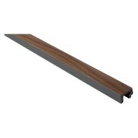 Obkladová lamela ľavé ukončenie Fineza Slat Large Dark oak 270x3,6 cm SLAT03DOL