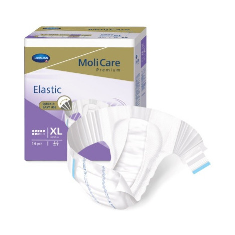 MoliCare Premium Elastic 8 kvapiek XL plienkové nohavičky zalepovacie 14 ks