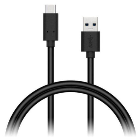 Kabel Connect IT USB-C na USB 3.1 3A, 1m, čierna