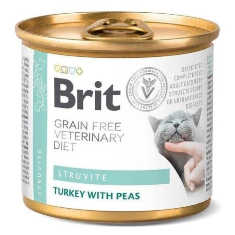 BRIT Veterinary diet grain free struvite pre mačky 200 g