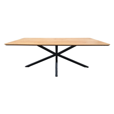 Jedálenský stôl s doskou v dubovom dekore 90x160 cm Cesura – Unique Furniture