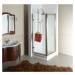 GELCO - ANTIQUE sprchové dvere 800, číre sklo, lavé, bronz GQ1280LC